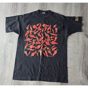 1993 D’EM CRAZY HATCH chili pepper Large  T-shirt made in USA Single Stitch VTG